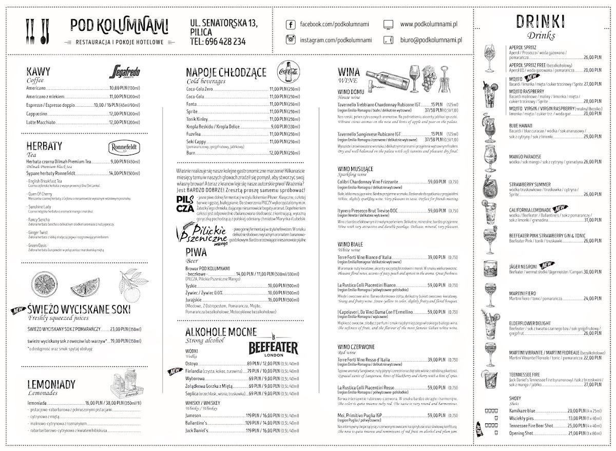 Menu Under The Columns-1